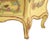 Venetian Floral Polychromed Marble Top Dresser With Trumeau Mirror C1930 For Sale - Image 4 of 14