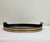 19th Century Oval Dark Walnut Tray with Brass Straps For Sale - Image 12 of 13
