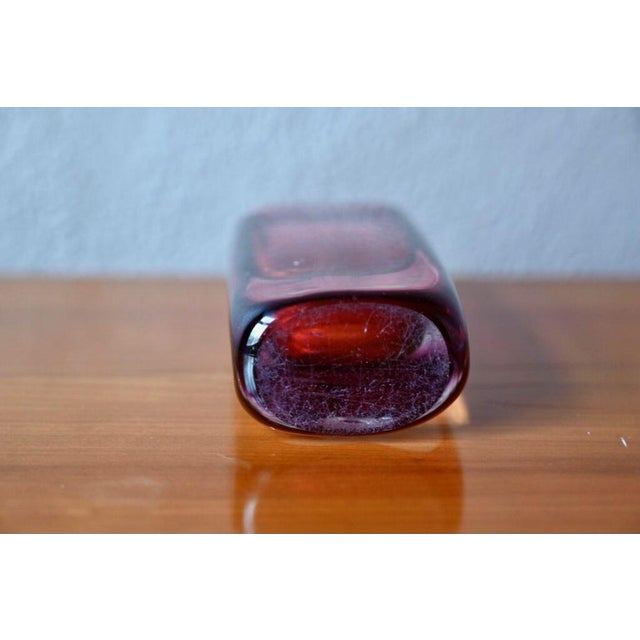 Swedish Glass Vase by Nils Landberg for Orrefors, 1960s For Sale - Image 12 of 13