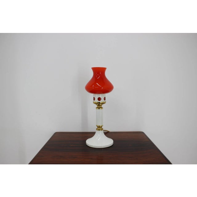 Mid-Century Table Lamp from Drukov, 1970s For Sale - Image 9 of 9