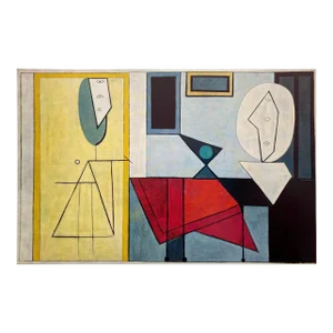 Pablo Picasso Vintage 1964 Modernist Lithograph Print " the Studio, Paris Winter " 1927