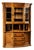 Early 20th Century Massive Oak Sideboard Hutch With Columned Buffet For Sale