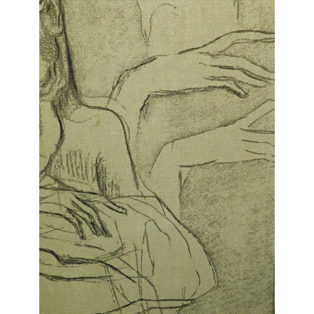 Pablo Picasso Reproduction Lithograph "Mother&Child" Plate Signed Custom Framed For Sale In Denver - Image 6 of 6