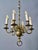 Antique Bronze 6-Arm Chandelier For Sale - Image 9 of 9