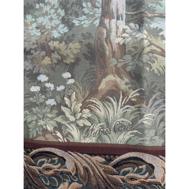 Mid-Century French Aubusson Style Jaquar Tapestry, 1970s For Sale - Image 6 of 18