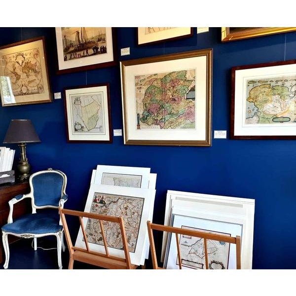 Antique print of a gold dagger. Chromolithographed plate. This print originates from 'Deutsche Goldschmiede-Werke der...