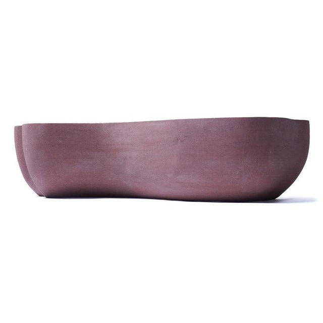 Kiss Woman Red Marble Recipient by Jean Pascal Levy-Trumet For Sale - Image 4 of 5