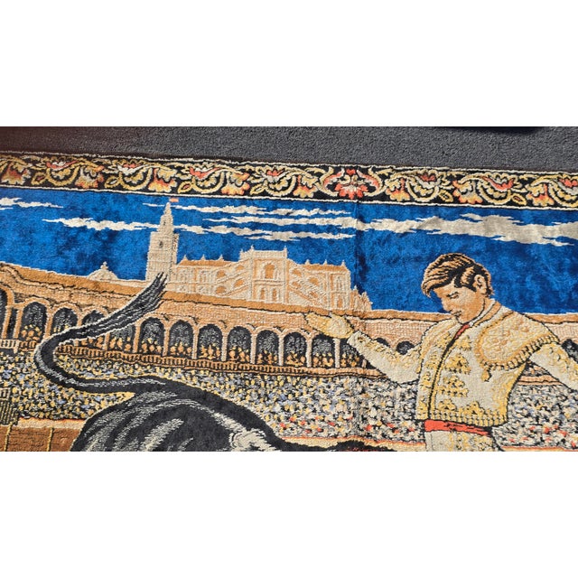 Gorgeous Tapestry in Good Vintage Condition. There is some fraying on one end, otherwise Wear is usual for its age. Please...