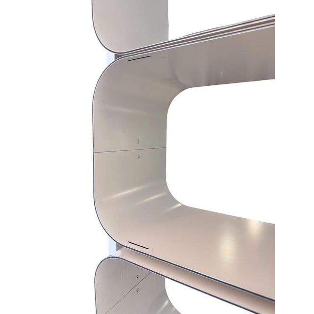 Space Age Aluminium Shelving Unit, 1970 For Sale - Image 3 of 11
