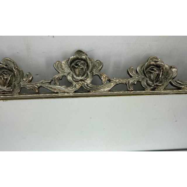 1950s Hollywood Regency Gilded Brass Vanity Mirror Tray For Sale In Philadelphia - Image 6 of 12