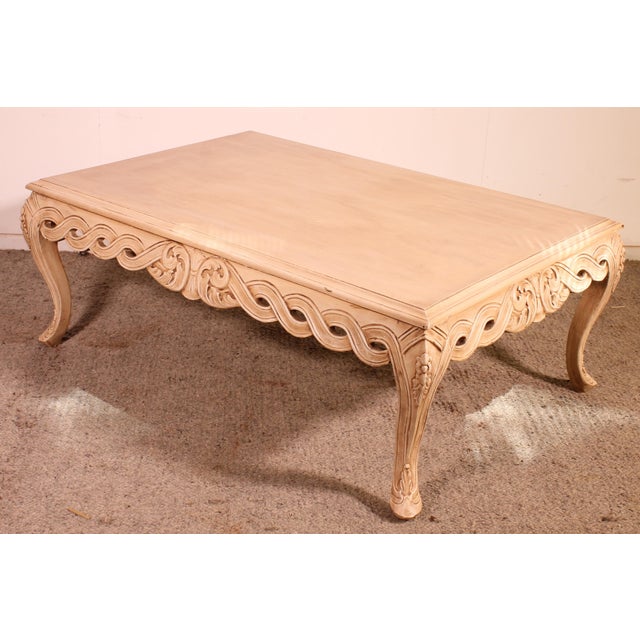 Polychrome Wooden Coffee Table, 1980s For Sale - Image 13 of 13