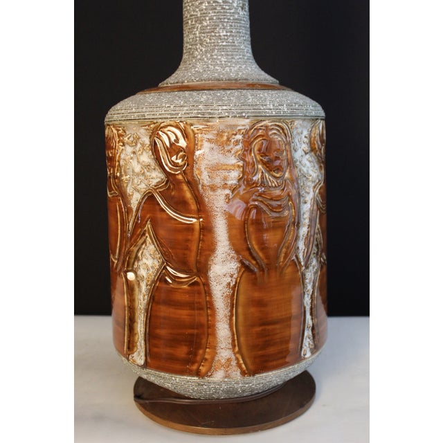 Mid 20Th Century Aldo Londi Influence Table Lamp For Sale - Image 16 of 17