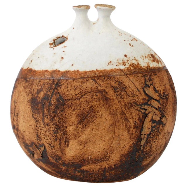 1970s Isabel Parks Ceramic Vessel or Weed Pot Signed Parks Hickory Grove Studios For Sale - Image 13 of 13