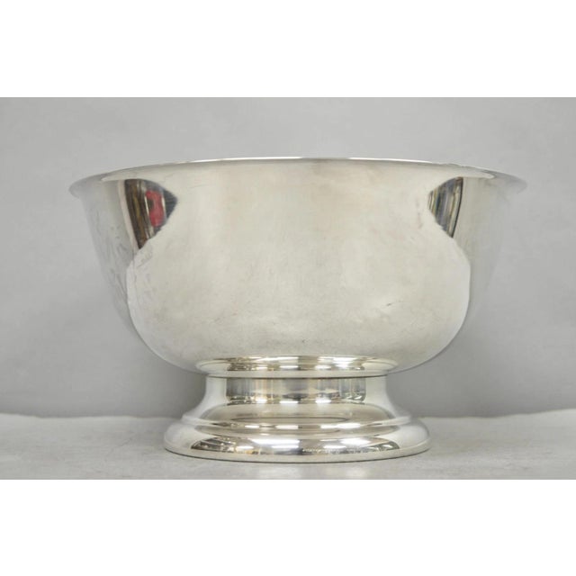 Traditional Vintage Wma Rogers Silver Plated Modern Small Ice Bucket Champagne Chiller For Sale - Image 3 of 9