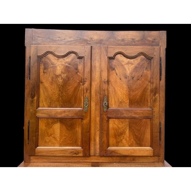 Wood Provençal Louis XV Buffet in Walnut, 1980s For Sale - Image 7 of 11