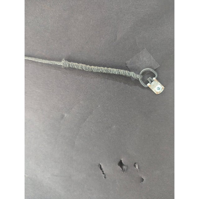 Linen Vintage Framed Artist Signed "Herbs" Linocut Block Print For Sale - Image 8 of 10