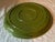 Mid-Century Modern 1960 Green French Cheese and Bread Round Plate Serving Platters by Los Angeles Potteries For Sale - Image 3 of 8
