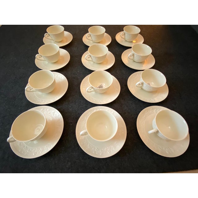 J. L. Coquet Limoges Georgia Ivory Dinnerware Set- 63 Pieces