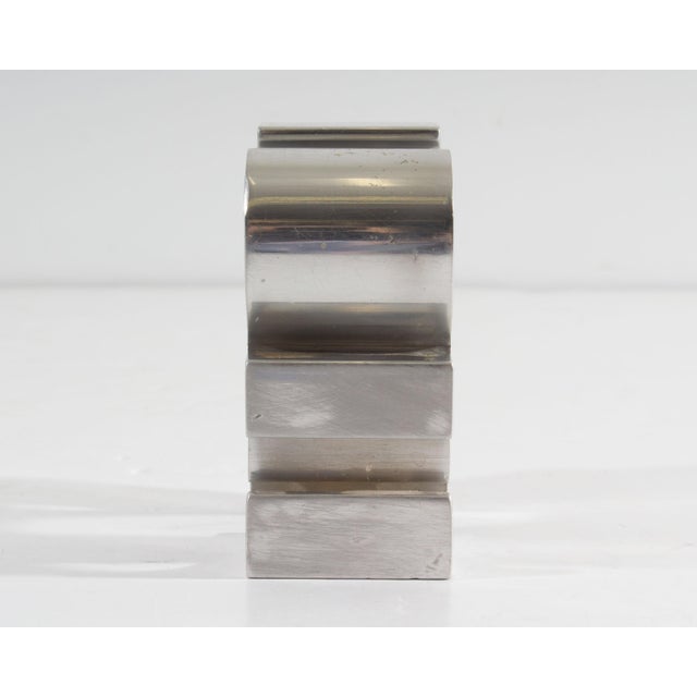 Contemporary Robert Indiana Chrome Love Paperweight For Sale - Image 3 of 8