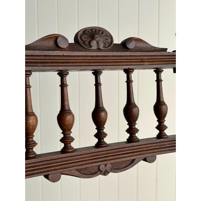 Set of Four Antique Dining Chairs With Carved Crest For Sale - Image 15 of 18