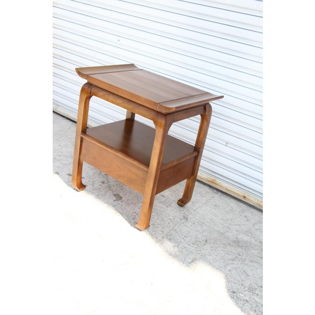 Mid 20th Century Pair Kent Coffey End Tables Or Nightstands For Sale - Image 10 of 12