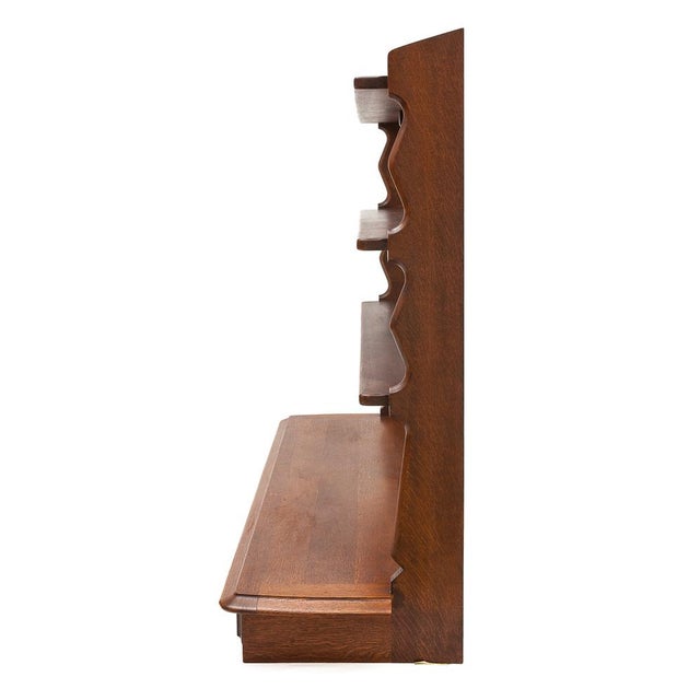 Vintage Wall Shelf by Guillerme and Chambron, 1950s For Sale - Image 12 of 13