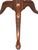 Brown George III Mahogany Piecrust Tilt Top Table For Sale - Image 8 of 8