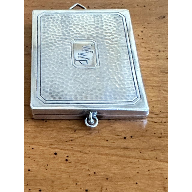 Antique Sterling Silver Matchbook Case by Marathon For Sale - Image 4 of 13