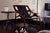 Rocking Chair with Ottoman in Rosewood & Leather, Liceu de Artes, 1960s - Lot 600 For Sale - Image 11 of 12