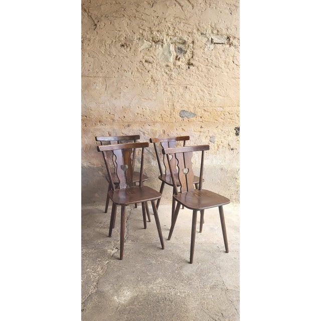 Bistro Chairs, 1960s, Set of 4 For Sale - Image 15 of 15