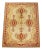 Vintage Rug with Yellow and Red Colors For Sale