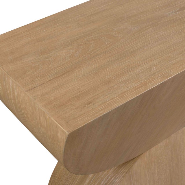 Brown Ciano Modern Wood Console Table For Sale - Image 8 of 10