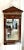 Brown George III Inlaid Marquetry Mahogany Wall Mirror, Netherlands, 1800s For Sale - Image 8 of 8