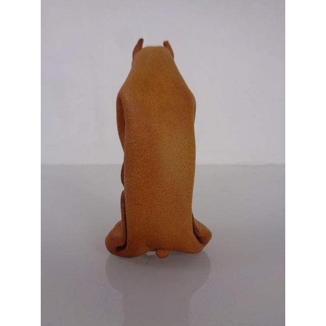 Handmade Leather Boxer Dog from Deru Wiesbaden, Germany, 1960s For Sale - Image 10 of 18