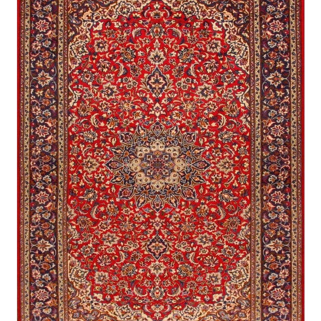 Genuine hand-knotted rug | Size: 360 cm x 250 cm | Number of knots: approx. 160.000 knots/m² | Pile: 100% wool, warp: 100%...