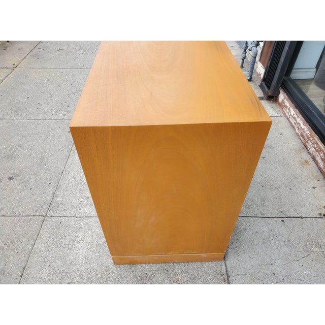 Light Yellow Mid-Century Bleach Mahogany Dresser For Sale - Image 8 of 17
