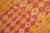 Mid 20th Century Saffron Red Quirky Moroccan Colorful Geometric Accent Rug - 4'6" x 9'2" For Sale - Image 10 of 18
