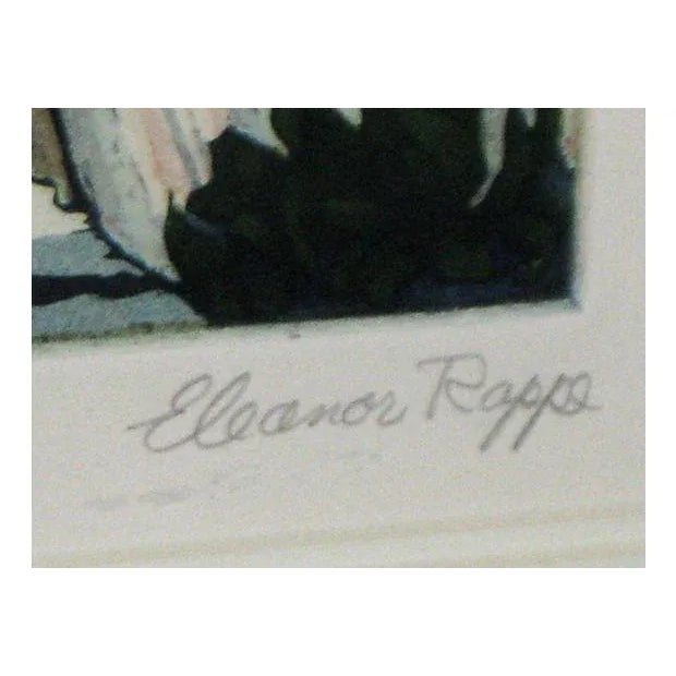 "Utica II Cato's Song" Color Etching by Eleanor Rappe For Sale In Boston - Image 6 of 6