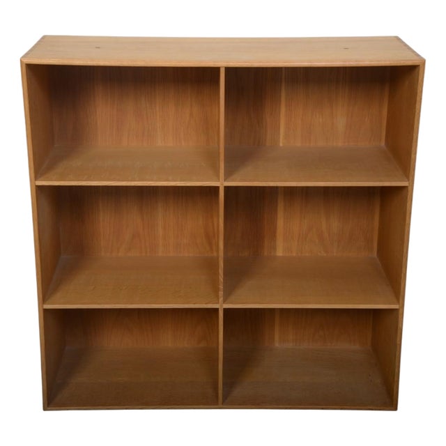Vintage Bookcase in Oak by Mogens Koch, 1980s For Sale