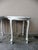 1970s 1970s Vintage Hollywood Regency Style Marble Topped Tables - a Pair For Sale - Image 5 of 9