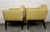 Pair of Mid-Century Yellow Armchairs For Sale - Image 4 of 9