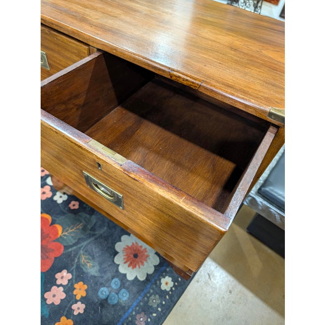 Antique Victorian - British Campaign Chest of Drawers For Sale - Image 13 of 15