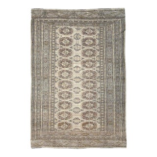 Galerie Shabab Collection Tribal Mid-20th Century Handmade Central Asian Turkoman Accent Rug For Sale