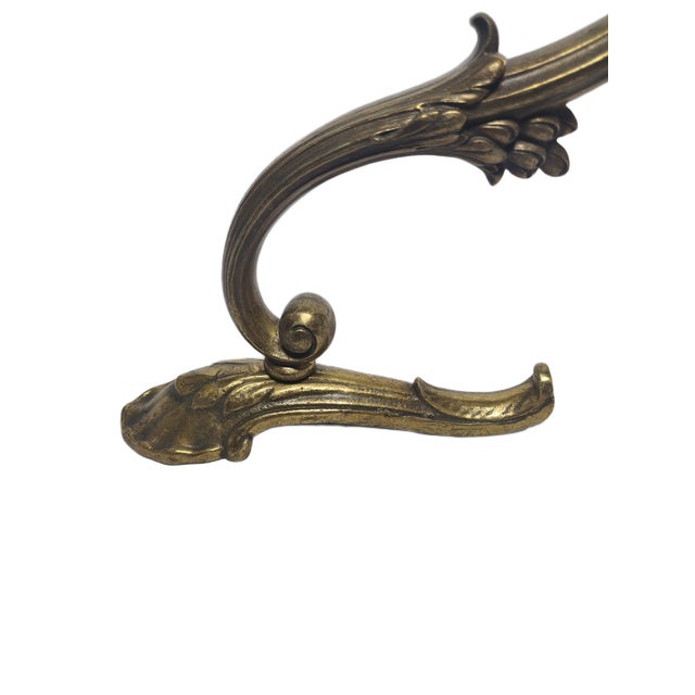 Classicist Bronze Wall Lamp, Germany, 1900s For Sale - Image 3 of 10