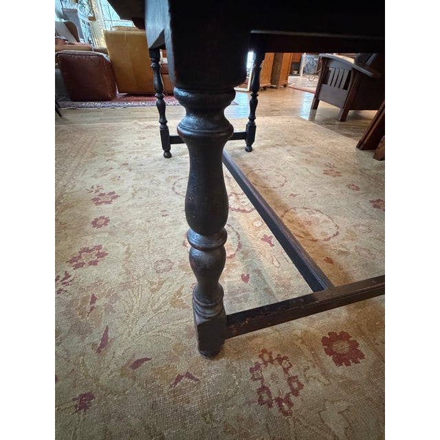 Custom Made David LeFort Tiger Maple Dining Table For Sale - Image 9 of 11