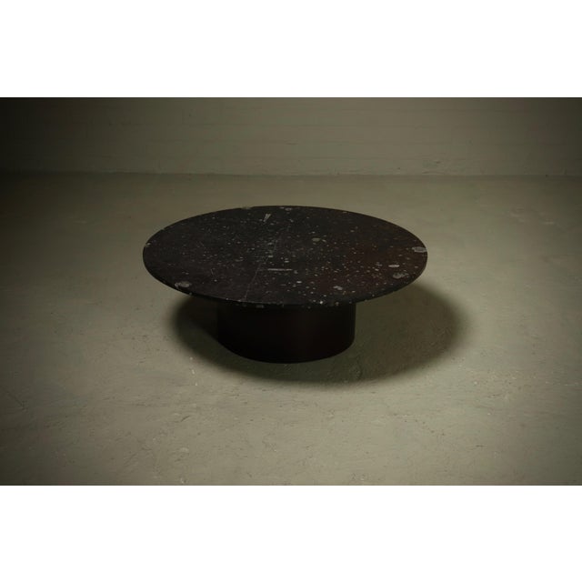 Vintage Fossil Stone and Steel Coffee Table from Metaform, 1970s For Sale - Image 10 of 10