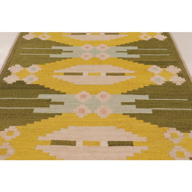 Rug & Kilim Contemporary Scandinavian Style Diamond Lozenge Abaca Rug by Rug & Kilim, India For Sale - Image 4 of 10