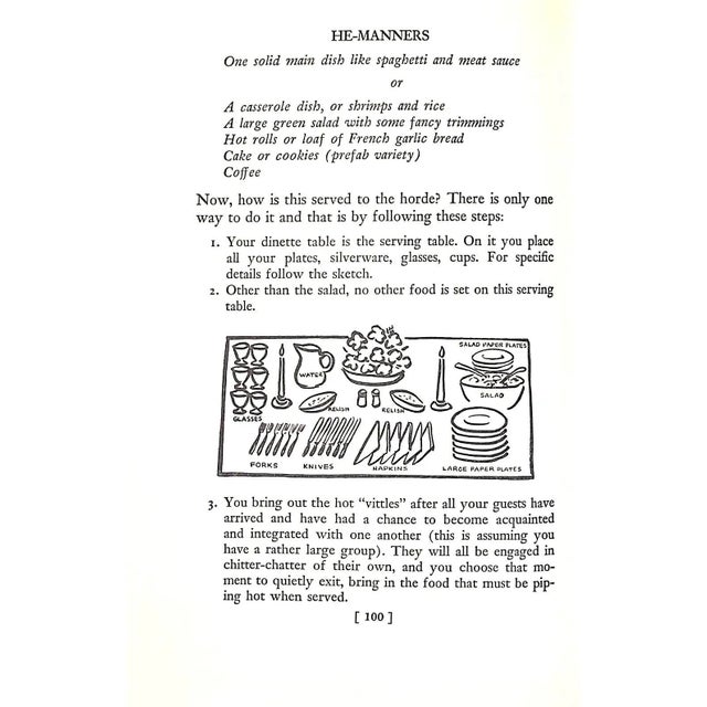 1950s "He-Manners: Young Man's Book of Etiquette" 1955 Loeb, Robert H. Jr For Sale - Image 5 of 8