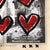 Love Times Twelve - Original Pop Street Art Acrylic Painting on Newspaper by Gary John For Sale In Los Angeles - Image 6 of 6