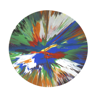 Damien Hirst, Disco, 2009, Acrylic Painting on Paper